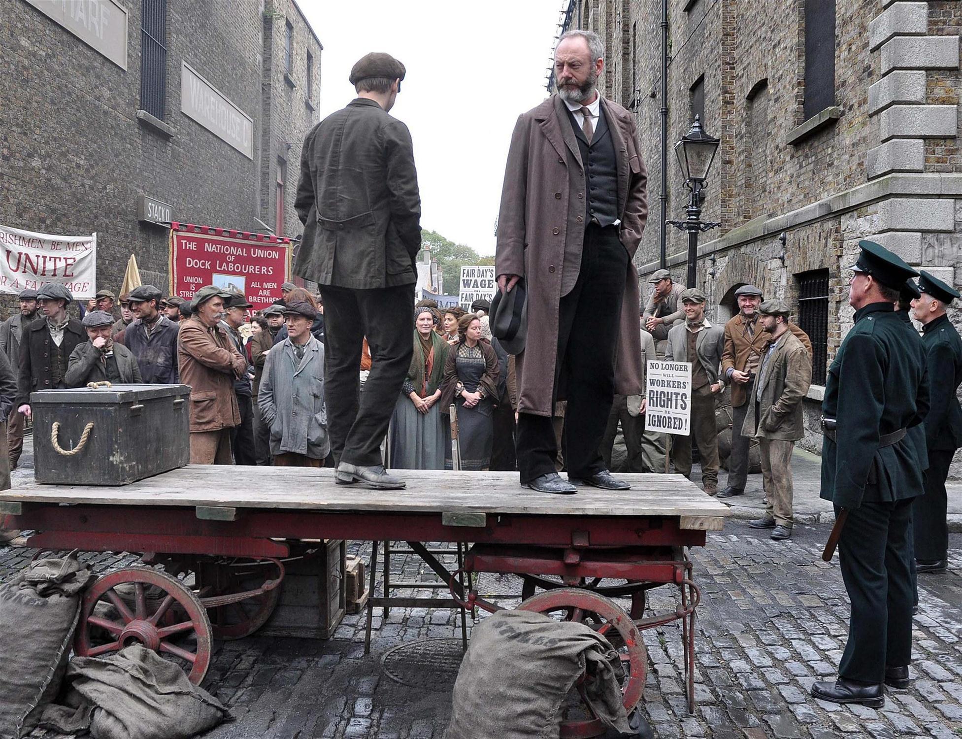 Liam Cunningham on the TV set of 'Titanic: Blood and Steel' | Picture 99836